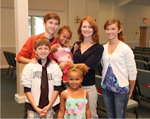 family shot for church