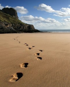 footsteps